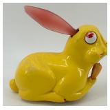 Vintage Wind-Up Rabbit and Chick Toy Collection