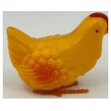 Vintage Wind-Up Rabbit and Chick Toy Collection