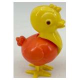 Vintage Wind-Up Rabbit and Chick Toy Collection