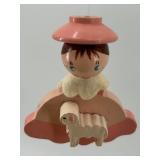 Vintage Wooden Nursery Mobile with Humpty Dumpty and Nursery Rhyme Characters