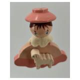 Vintage Wooden Nursery Mobile with Humpty Dumpty and Nursery Rhyme Characters