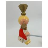 Vintage Wooden Nursery Mobile with Humpty Dumpty and Nursery Rhyme Characters