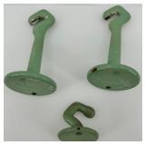 Collection of Vintage Wall Hooks and Soap Dish