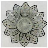 Set of Fenton Iridescent Glass Trays and Plate