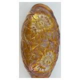 Set of Fenton Iridescent Glass Trays and Plate