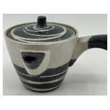 Japanese Ceramic Tea Set with 5 Cups and Teapot