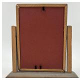 Pair of Vintage Swing Frames Picture Frames & Decorative Blue Glass Top Hat