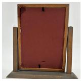 Pair of Vintage Swing Frames Picture Frames & Decorative Blue Glass Top Hat