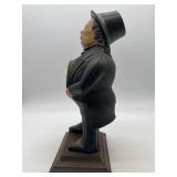 Antique John Bull Winking Clock by Bradley Hubbard