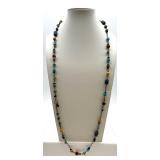 Colorful Beaded Necklace Set with Coordinating Bracelets