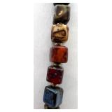 Colorful Beaded Necklace Set with Coordinating Bracelets