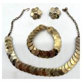 Assorted Vintage Jewelry Set with Necklaces, Earrings, and Bracelets