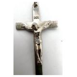 Set of 2 Rosary Necklaces with Silver-Tone Crucifixes