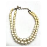 Collection of Vintage Faux Pearl Jewelry including Necklaces and Bracelets