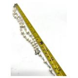 Collection of Vintage Faux Pearl Jewelry including Necklaces and Bracelets