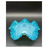 Antique Victorian Hand Blown Glass Dish