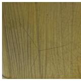 Vintage Yellow Ceramic Vase with Black Cat Design