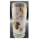 Libbey 9-Piece Pine Cones Hostess Glass Set