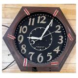 Vintage National Neon Co. Inc. Wall Clock