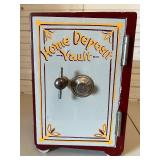 Vintage Home Deposit Vault Safe with Combination Lock