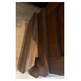 Antique Ithaca Grandfather Clock with Ornate Detailing