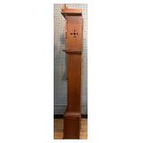 Antique Ithaca Grandfather Clock with Ornate Detailing