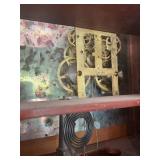 Antique Ithaca Grandfather Clock with Ornate Detailing