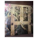 Antique Ithaca Grandfather Clock with Ornate Detailing