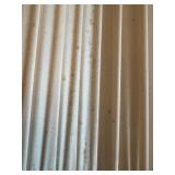 Vintage Akro Agate Glass Floor Lamp with Dual Shade