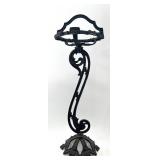 Pair of Vintage Cast Iron Ashtray Stands