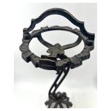 Pair of Vintage Cast Iron Ashtray Stands