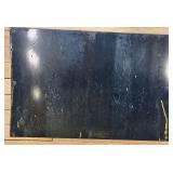 Vintage Metal 24 Hours Sign with Red and Yellow Design