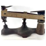 Antique Chicago Scale Co. Balance Scale with Weights