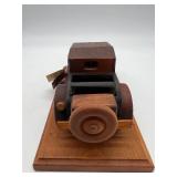 Handcrafted 1928 Ford Model A Fire Chief Wooden Model by Brewster Coach Works