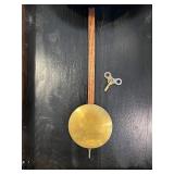 Vintage Antique Ingraham Oak Regulator Wall Clock