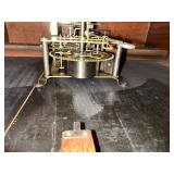 Vintage Antique Ingraham Oak Regulator Wall Clock