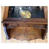Antique New Haven 30 Day Wall Clock with Oak Case