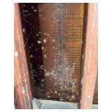 Antique H. Blakeslee Patent Clock with Floral Dial Design