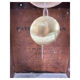 Antique H. Blakeslee Patent Clock with Floral Dial Design