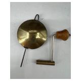 Antique H. Blakeslee Patent Clock with Floral Dial Design