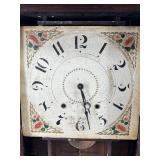Antique H. Blakeslee Patent Clock with Floral Dial Design