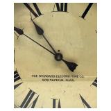 Vintage Standard Electric Time Co. Wall Clock