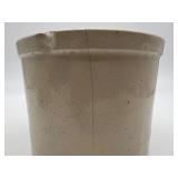 Set of 2 Antique Stoneware Crocks with Minor Imperfections