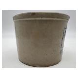 Vintage White & Mather Lyndale Brand Butter Crock