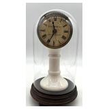 Terry Clock Co. Mantel Clock Under Dome with Roman Numerals