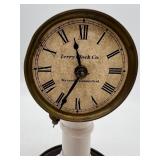 Terry Clock Co. Mantel Clock Under Dome with Roman Numerals