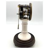 Terry Clock Co. Mantel Clock Under Dome with Roman Numerals
