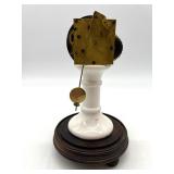 Terry Clock Co. Mantel Clock Under Dome with Roman Numerals