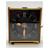 Vintage B&B Electric Clock with Brass Accents