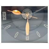 Vintage B&B Electric Clock with Brass Accents